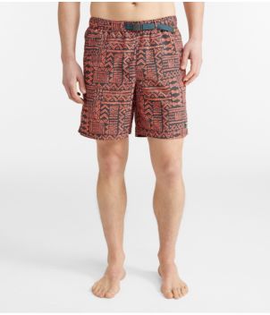 Men's Classic Supplex Sport Shorts, Belted Print