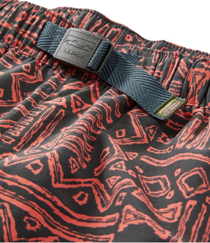 Men's Classic Supplex Sport Shorts, Belted, Print, 8", , small image number 2