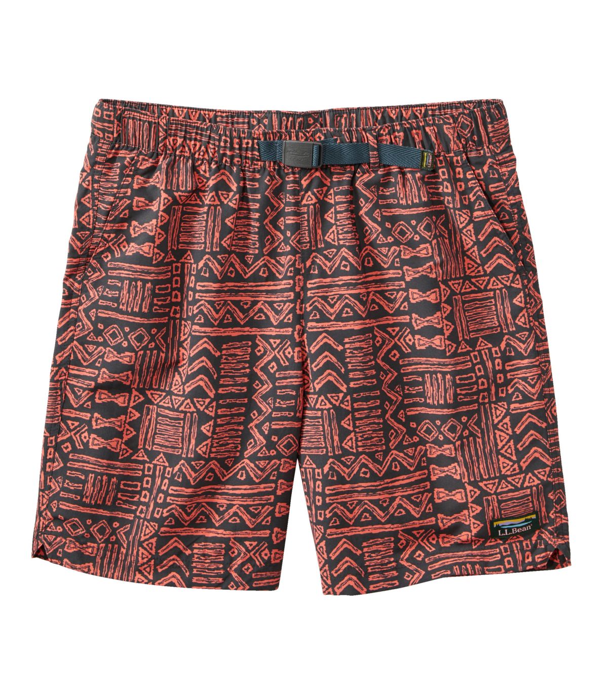 Men's Classic Supplex Sport Shorts, Belted Print at L.L. Bean