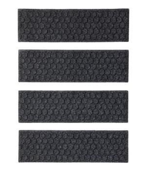 Washable Waterhog Mat, Stair Treads, Set of Four, Honeycomb