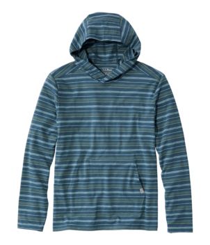 Men's Explorer Slub Tee, Long-Sleeve Hoodie Striped