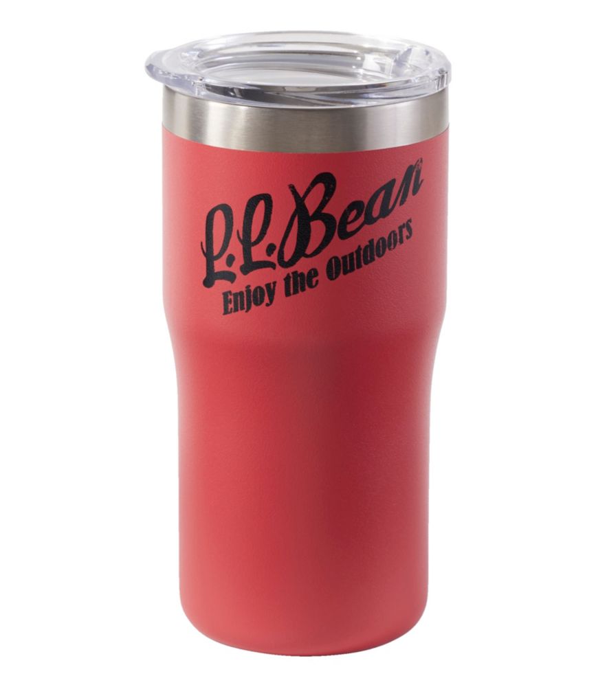 L.L.Bean Insulated Camp Tumbler, Print 17 oz., Paprika/Enjoy The Outdoors, small image number 1