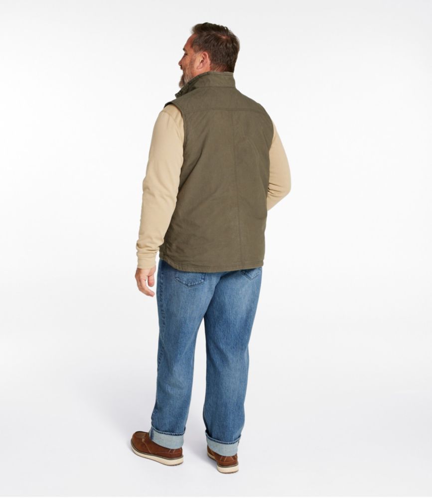 Men's Bean's Insulated Utility Vest, Dark Loden, small image number 9