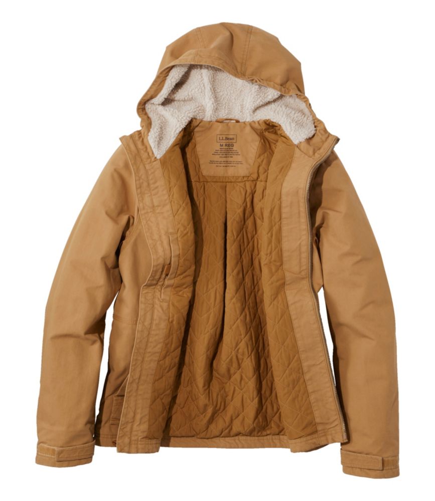 Men's Bean's Insulated Utility Hoodie, Marsh Brown, small image number 12