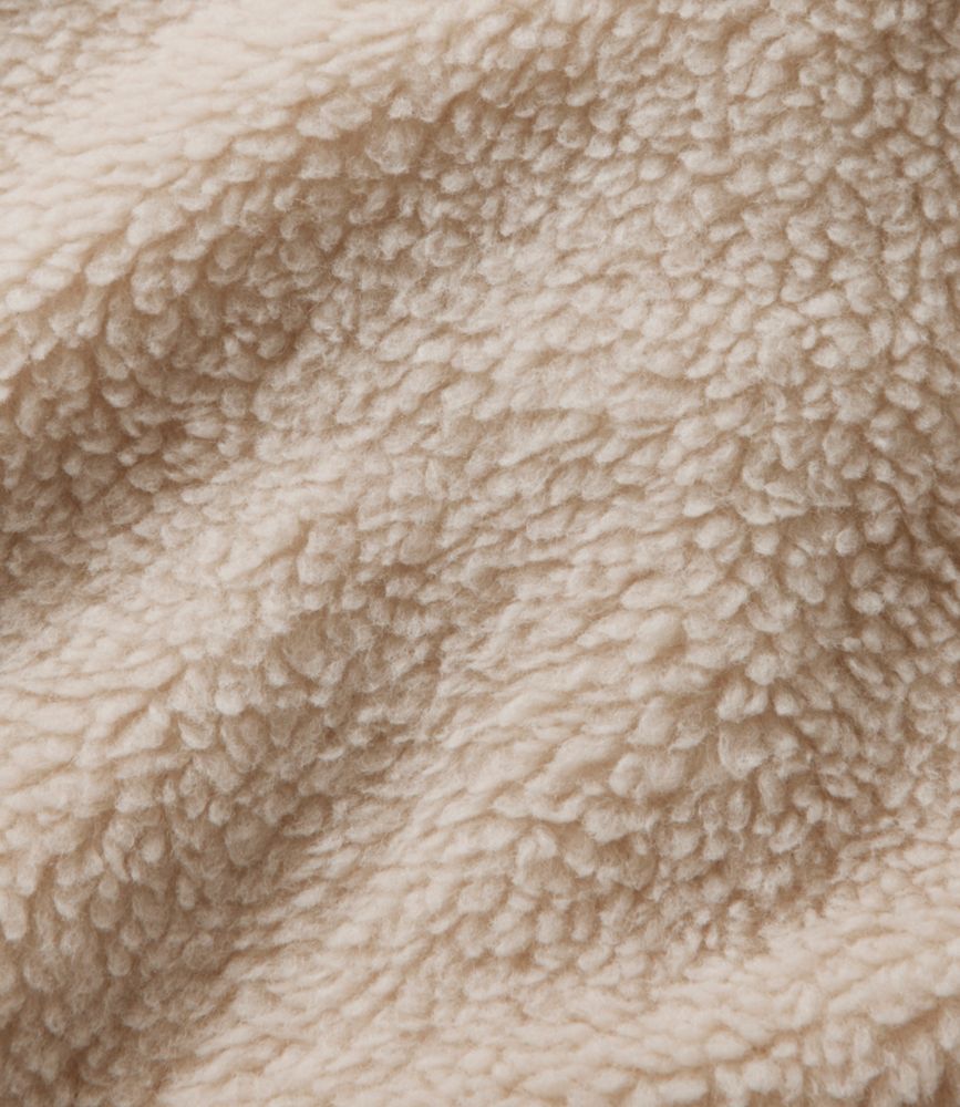 Women's Bean's Sherpa Fleece Coat, Carbon Navy, small image number 8