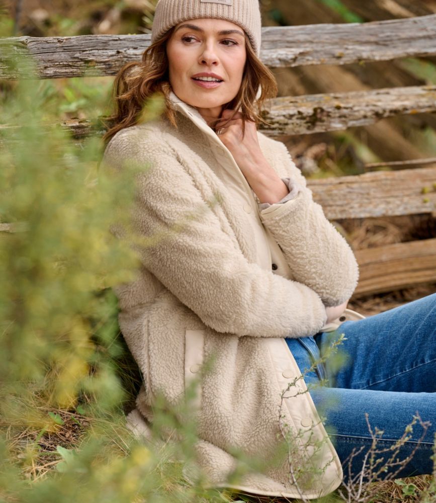 Women's Bean's Sherpa Fleece Coat
