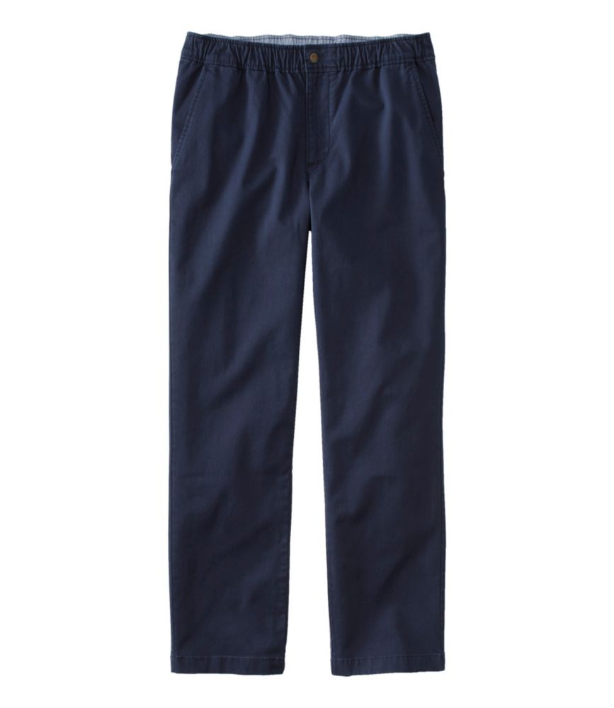 Men's Lakewashed® Stretch Khakis, Comfort Waist, Standard Fit, Straight Leg, Navy, small image number 1