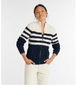 Women's Bean's Heritage Soft Cotton Fisherman Sweater, Cardigan Pattern