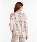 Women's Restorative Sleepwear, Long-Sleeve Henley Print
