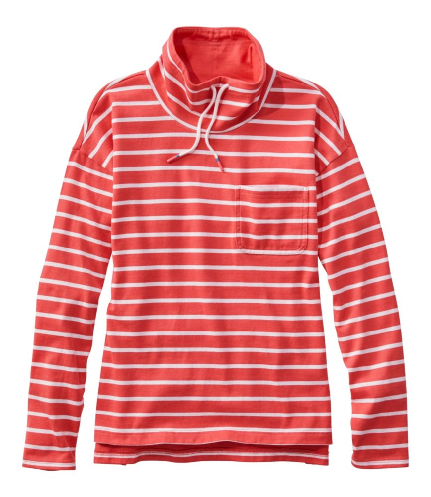 Women's Heritage Mariner Top, Funnelneck Stripe