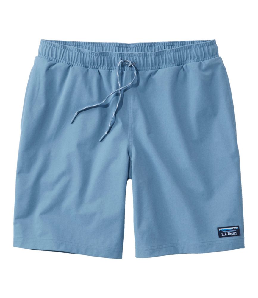 Men's Vacationland Stretch Swim Trunks, 8", Bayside Blue, small image number 1