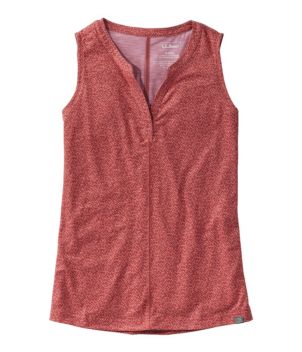 Women's Streamside Tank, Splitneck Print