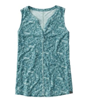 Women's Streamside Tank, Splitneck Print