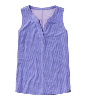 Women's Streamside Tank, Splitneck Print