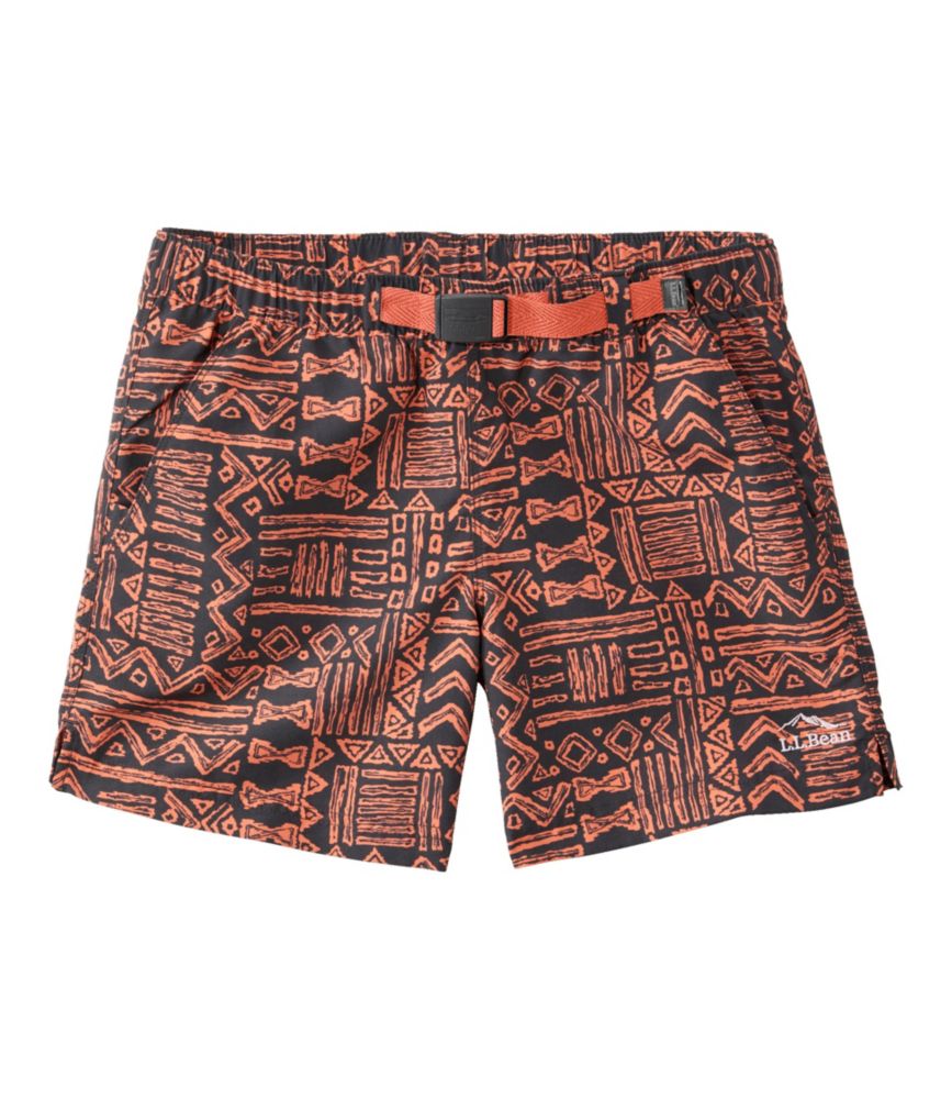 Women's Supplex Belted Shorts, Print, Ember Geo Print/Wild Salmon, small image number 1