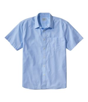 Men's Bean's Wrinkle-Free Everyday Shirt, Traditional Untucked Fit, Short-Sleeve