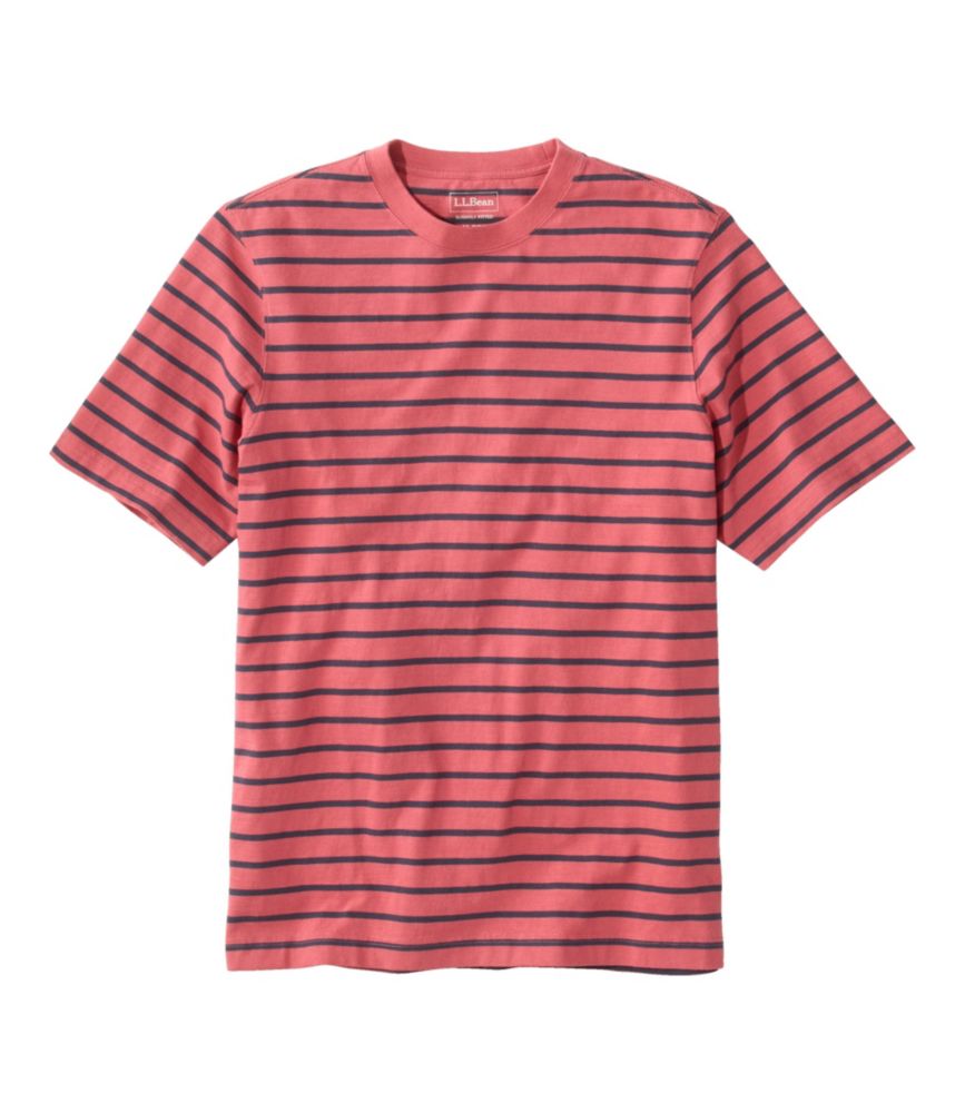 Men's Lakewashed® Organic Cotton Tee, Short-Sleeve, Stripe, , small image number 1