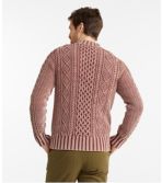 Men's Signature Cotton Fisherman Sweater, Quarter-Zip, Washed