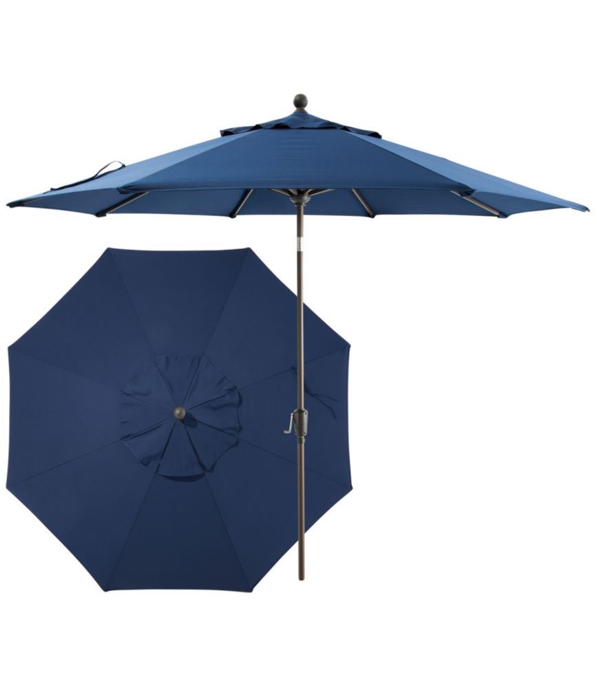 Weather-Resistant 9' Market Umbrella, Push Button