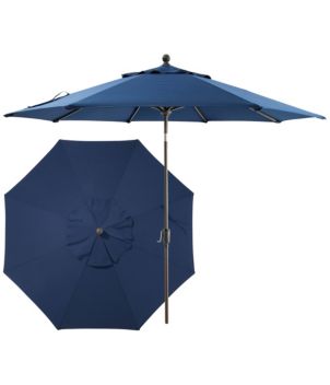 Weather-Resistant 9' Market Umbrella, Push Button