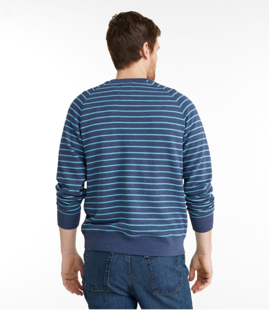 Men's Lakewashed Cotton Crewneck, Stripe, , small image number 3