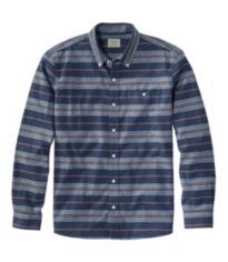 Men's BeanFlex Twill Shirt, Slightly Fitted Untucked Fit, Long-Sleeve