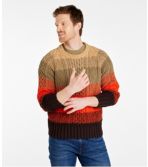 Men's Signature Cotton Fisherman Sweater, Crewneck, Stripe