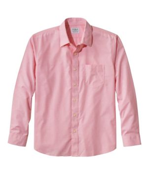 Men's Bean's Wrinkle-Free Everyday Shirt, Traditional Untucked Fit, Long-Sleeve