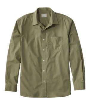 Men's Bean's Wrinkle-Free Everyday Shirt, Traditional Untucked Fit, Long-Sleeve