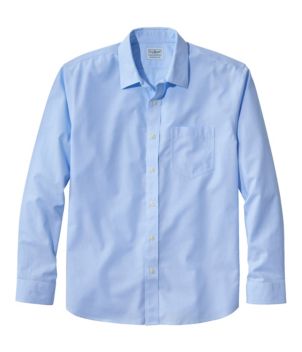 L. L. Bean Fishing 280940 Blue Button Down Long Sleeve Shirt Men's