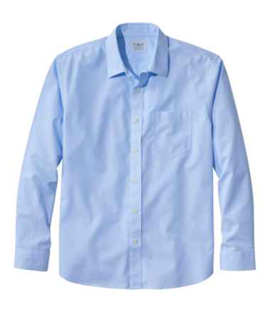 Men's Bean's Wrinkle-Free Everyday Shirt, Traditional Untucked Fit, Long-Sleeve