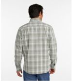 Men's Comfort Stretch Chambray Shirt, Long-Sleeve, Slightly Fitted Untucked Fit, Plaid