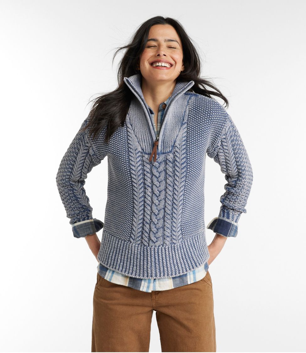 Ll bean shop aran sweater