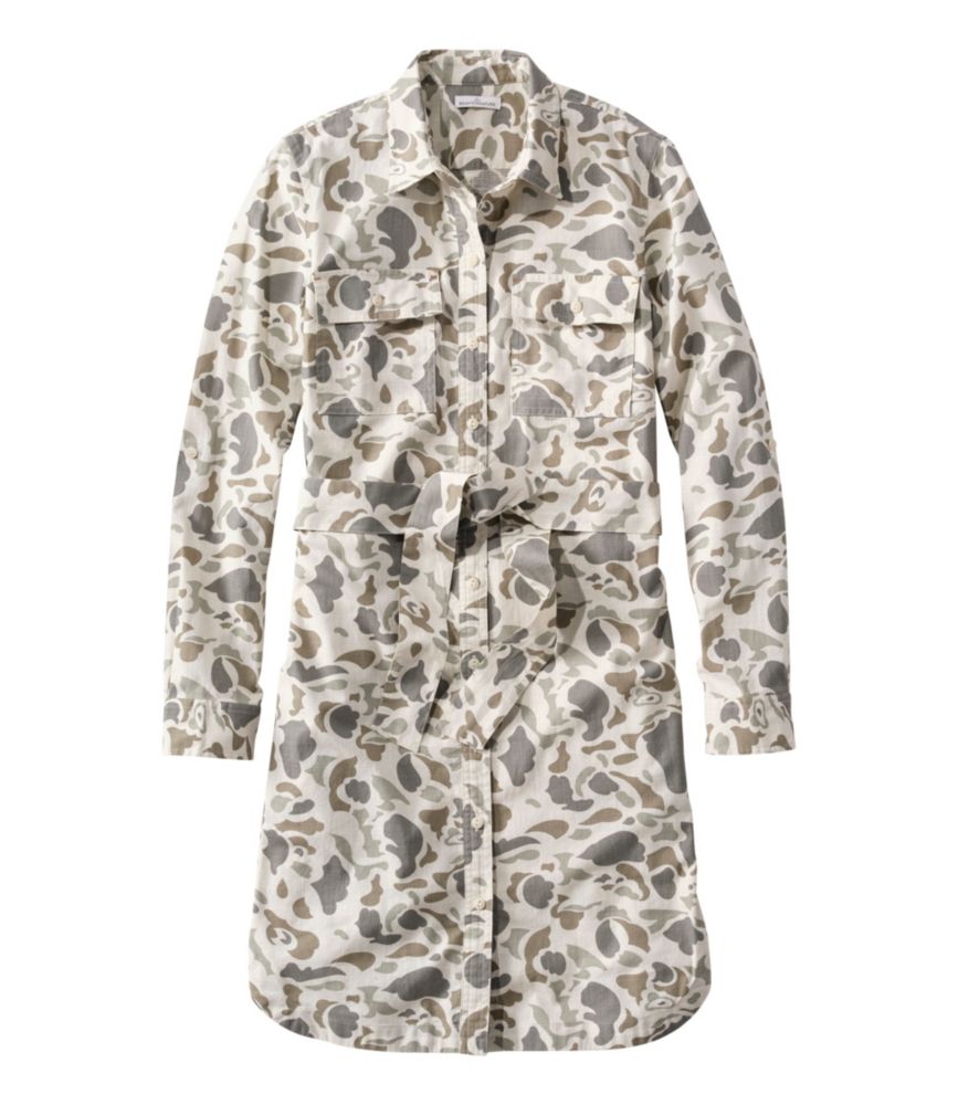 Women's Signature Camp Shirt Dress, Button-Front