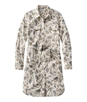 Women's Signature Camp Shirt Dress, Button-Front