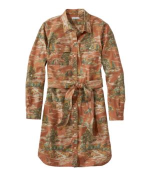 Women's Signature Camp Shirt Dress, Button-Front