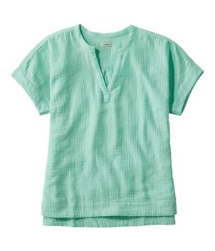 Women's Cloud Gauze Shirt, Short-Sleeve