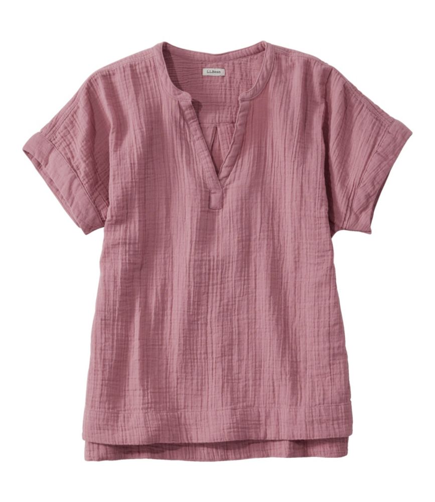Women's Cloud Gauze Shirt, Short-Sleeve