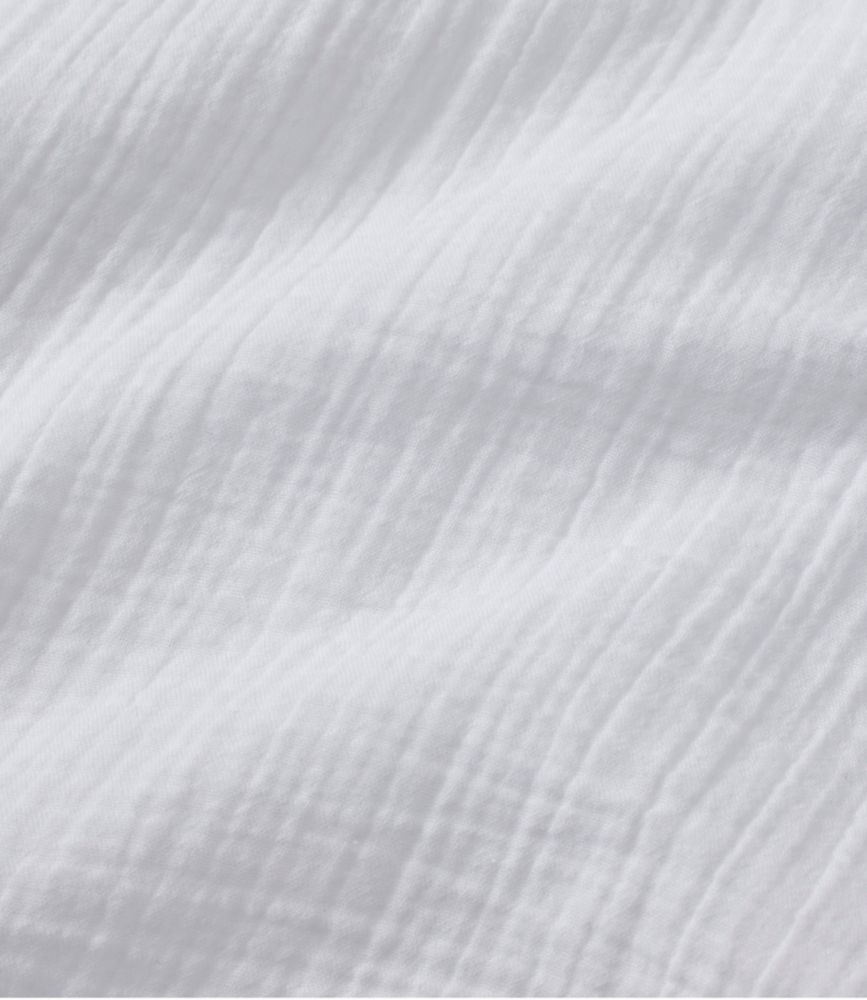 Women's Cloud Gauze Shirt, Short-Sleeve, Sand Dune Stripe, small image number 5
