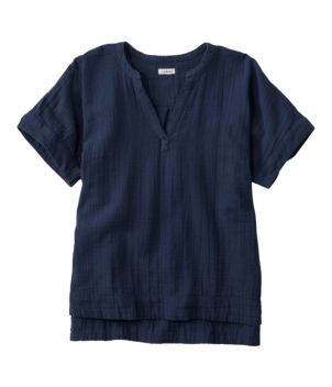 Women's Cloud Gauze Shirt, Short-Sleeve