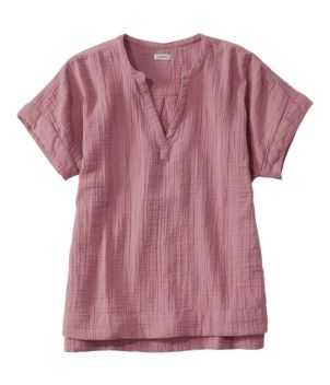 Women's Cloud Gauze Shirt, Short-Sleeve