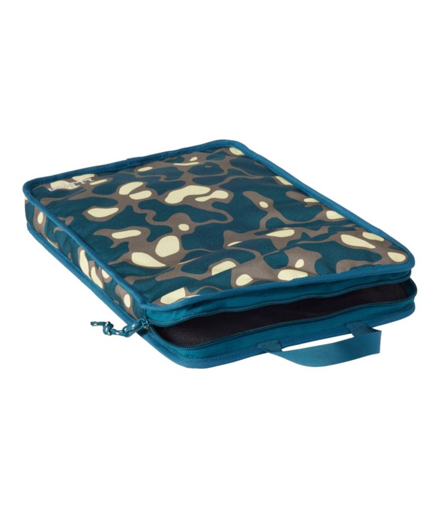 Padded Laptop Sleeve, Print, Deep Water Camo, small image number 2