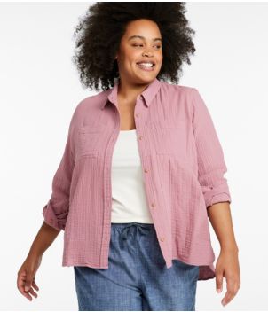 Women's Cloud Gauze Shirt, Long-Sleeve