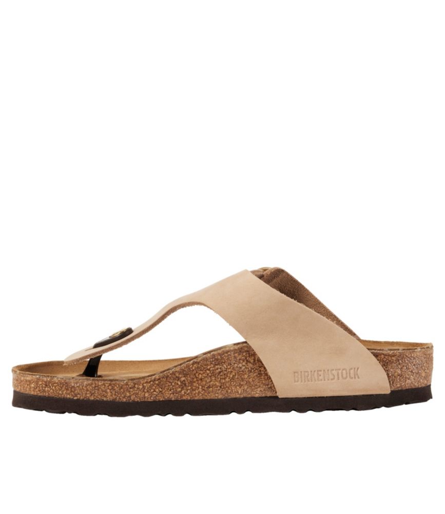 Women's Birkenstock Big Buckle Gizeh Sandals, Nubuck