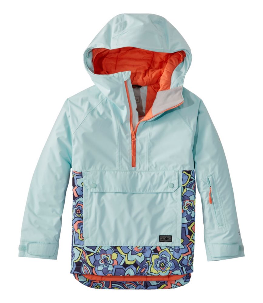 Kids' Wildcat Waterproof Ski Jacket, Anorak, Wild Salmon Flower Power, small image number 1