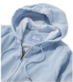 Women's Comfort Corduroy Relaxed Shirt, Zip Hoodie