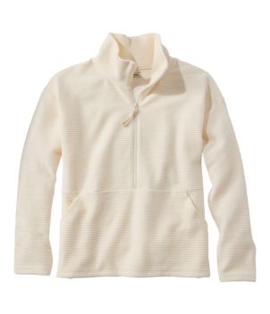 Women's Soft Stretch Corduroy Pullover, Half-Zip