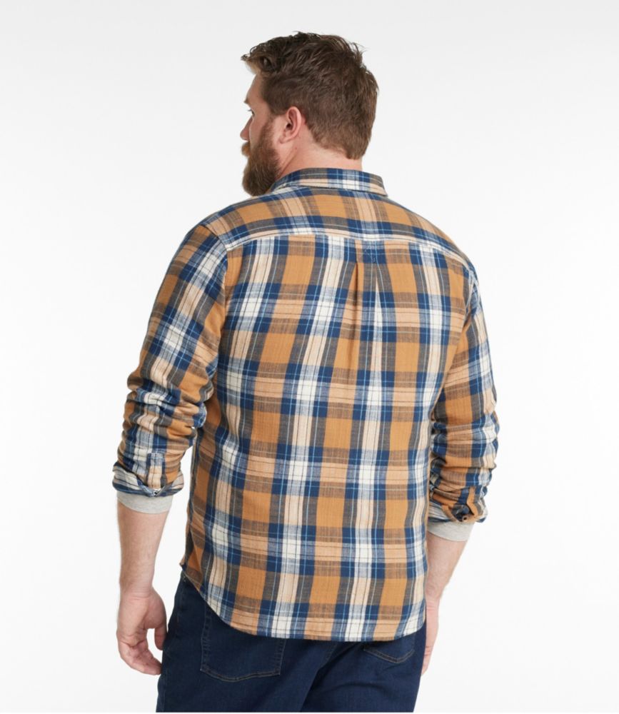 Men's 1912 Field Flannel Shirt, Slightly Fitted Untucked Fit, Plaid, Silver Birch, small image number 5