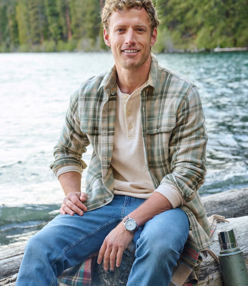 Men's 1912 Field Flannel Shirt, Slightly Fitted Untucked Fit, Plaid