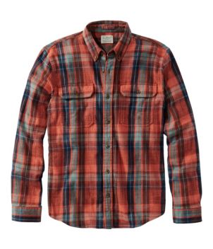 Men's 1912 Field Flannel Shirt, Slightly Fitted Untucked Fit, Plaid